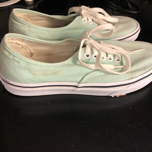 mint light blue/green vans - Picture 2 of 6